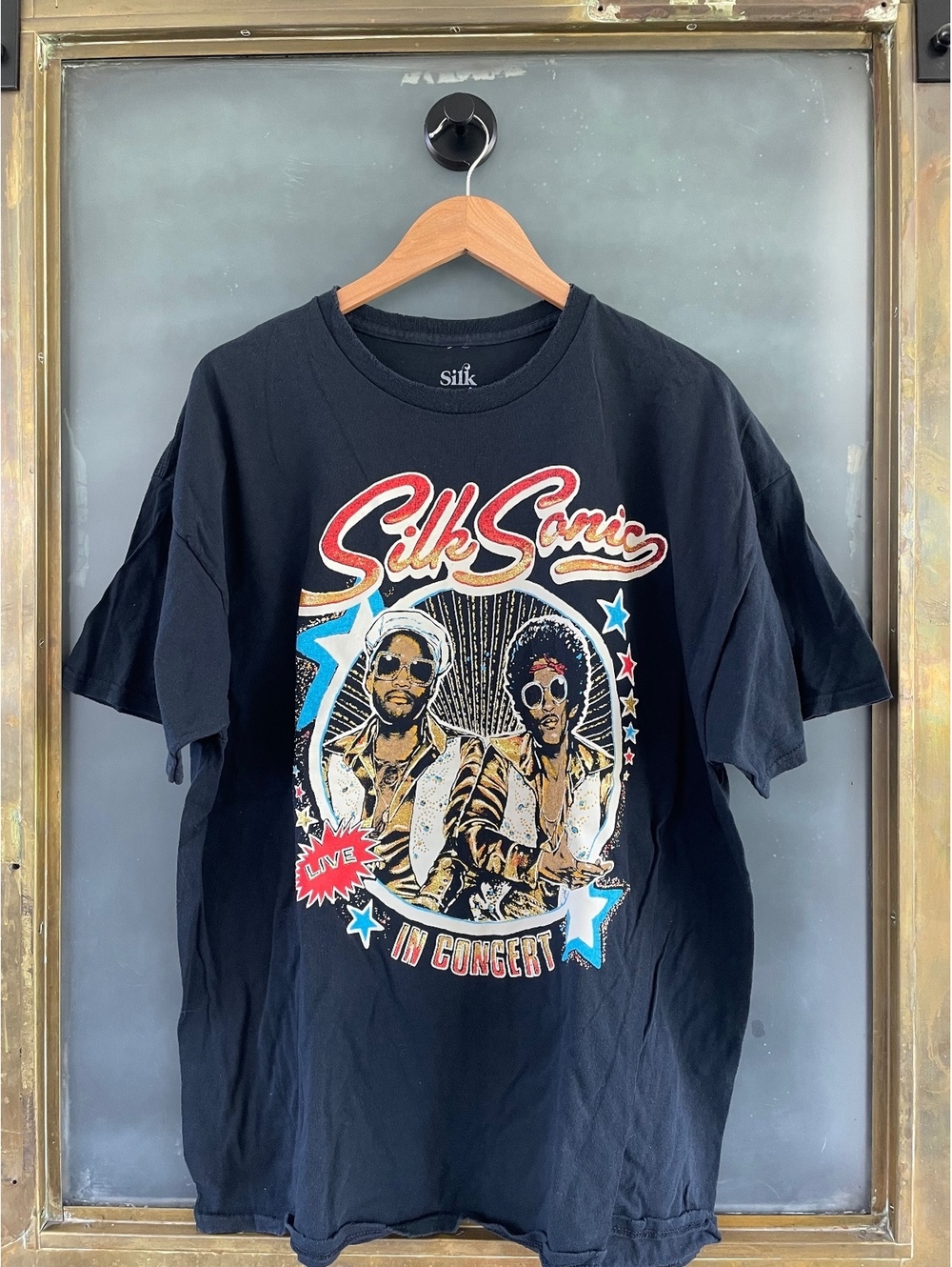 Silk Sonic Bruno Mars Anderson .Paak Deadstock Concert Tee Various Sizes - Picture 3 of 5